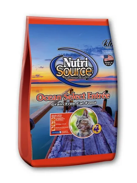 6.6 Lb Nutrisource Grain Free Ocean Select Entree - Treat